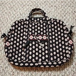 Quilted Vera Bradley satchel/ laptop bag